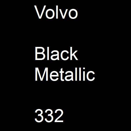 Volvo, Black Metallic, 332.